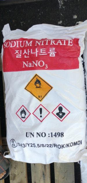 Sodium Nitrate - NaNO3